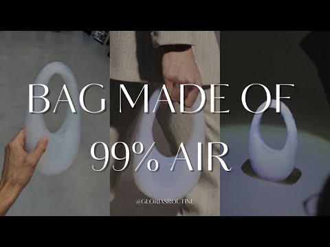 Photo of Самая лёгкая в мире сумка на 99 процентов состоит из воздуха и весит всего 37 граммов (2 фото + видео)